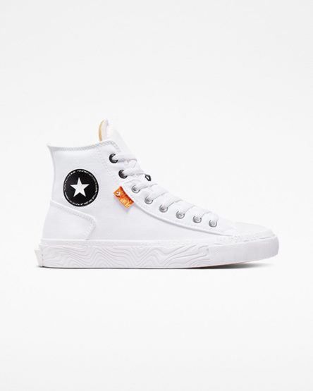 Women's Converse Chuck Taylor Alt Star Canvas High Top Shoes White / Black / White | AU 01394X